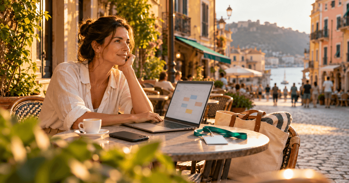 Illustration Bleisure: Bleisure : voyage d’affaires prolongé ou vacances avec un badge ?