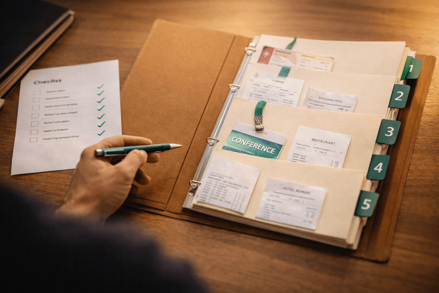 Illustration Fiscalite: Checklist fiscale : 10 justificatifs à conserver pour chaque voyage professionnel en Belgique