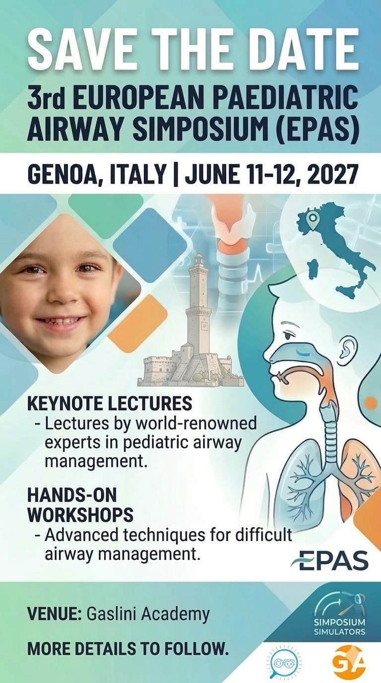 3rd European Paediatric Airway Symposium (EPAS 2027)